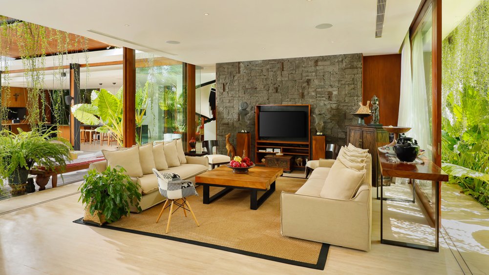 Villa Svarga - Cool open living area